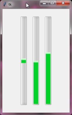 ttk simple vertical progress bar